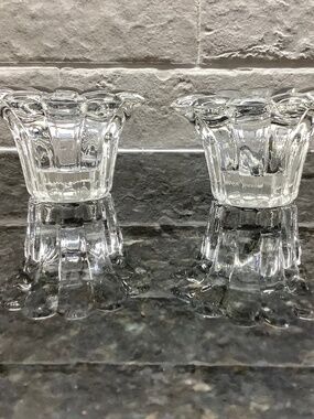 Vintage KIG Indonesia Candle Holders – Set of 2
